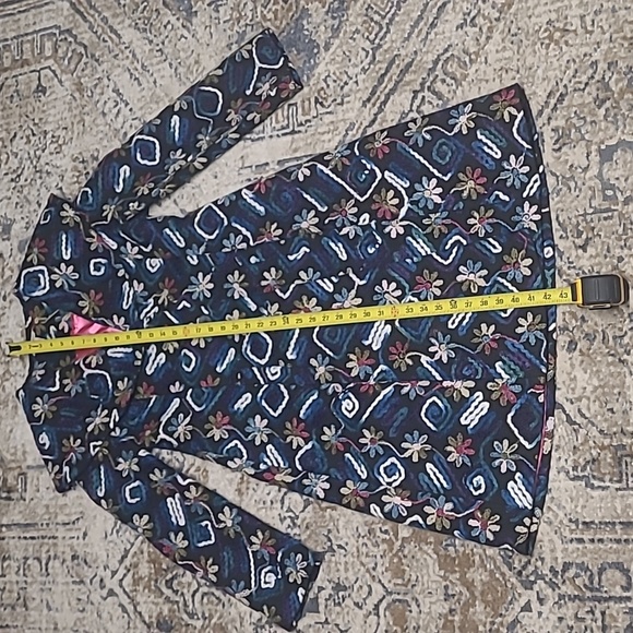 Sundance Biancabella Floral Appliqué Wool coat - Picture 6 of 10